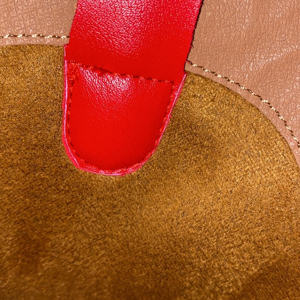 NWT BEAST FASHION Faux Leather Red cowboy Boots with Metallic Toe , 3" Heel - Picture 10 of 11